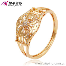 New Fashion 18k Gold Color Big Luxury Bangle with Bowknot